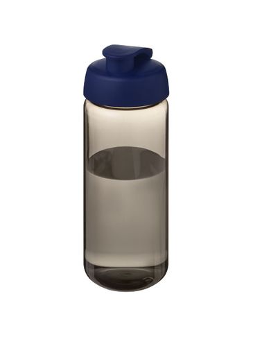 Bidon H2O Active® Octave Tritan™ o pojemności 600 ml, ciemnografitowy / niebieski