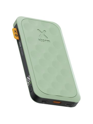 Seria Xtorm FS510 Fuel powerbank o pojemności 10 000 mAh i mocy 20 W, zielony szałwiowy