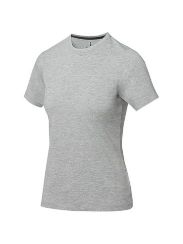 Damski t-shirt Nanaimo z krótkim rękawem, szary melanż