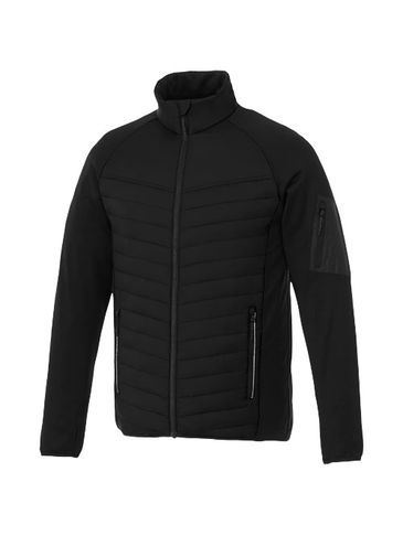 Męska kurtka hybrydowa Banff, czarny