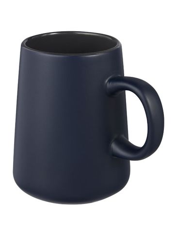 Joe kubek ceramiczny o pojemności 450 ml , granatowy