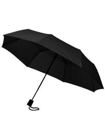 Automatyczny parasol składany Wali 21", czarny