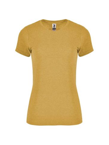 Fox koszulka damska z krótkim rękawem, heather mustard