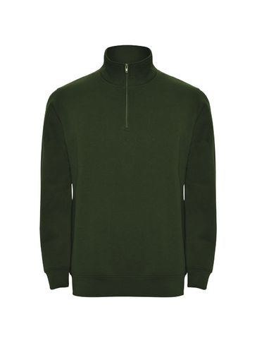 Aneto bluza rozpinany pod szyją na suwak, butelkowa zieleń