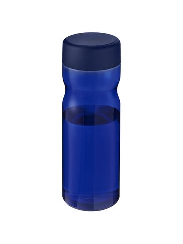 Bidon H2O Active® Base Tritan™ o pojemności 650 ml z zakrętką, niebieski / niebieski