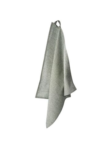 Ręcznik kuchenny Pheebs z bawełny/poliestru z recyklingu o gramaturze 200 g/m², zielony melanż