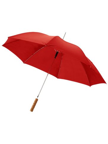 Parasol automatyczny Lisa 23'' z drewnianą rączką, czerwony