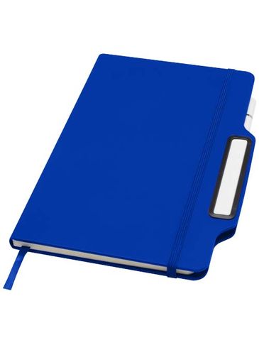 Nexus notatnik A5 w twardej okładce z długopisem i ołówkiem, błękit królewski