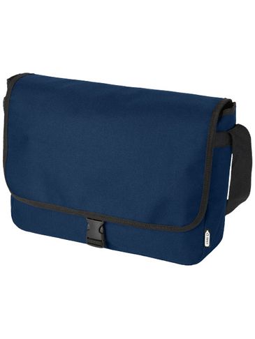 Retrend torba na ramię z tworzywa sztucznego pochodzącego z recyklingu, granatowy