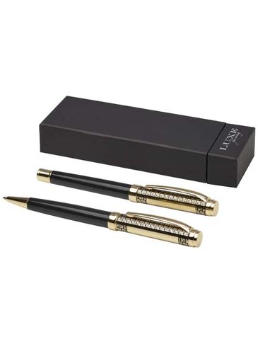 Legato zestaw z długopisem i piórem kulkowym, złoty