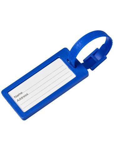 Naklejka na bagaż River z okienkiem, niebieski