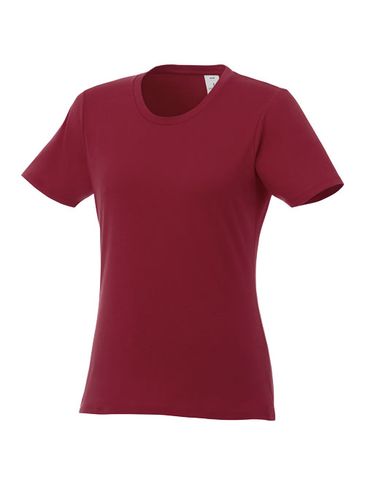 T-shirt damski z krótkim rękawem Heros, bordo