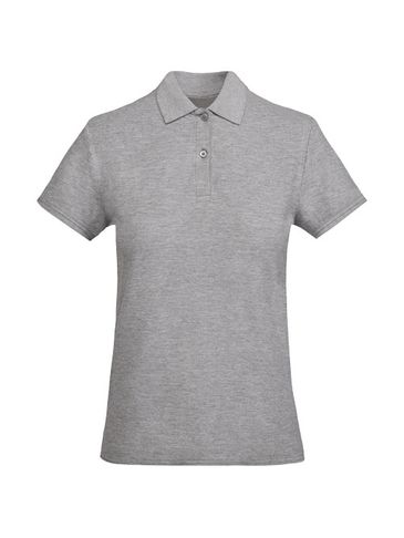 Prince polo damska z krótkim rękawem, marl grey