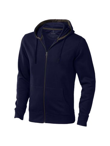 Męska rozpinana bluza z kapturem Arora, granatowy