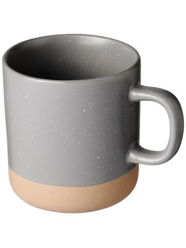 Kubek ceramiczny Pascal o pojemności 360 ml, szary