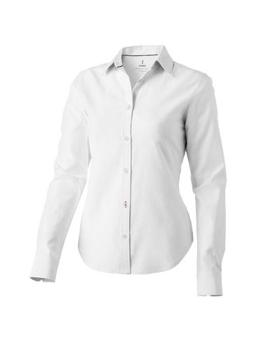 Damska koszula Vaillant z tkaniny Oxford z długim rękawem, biały