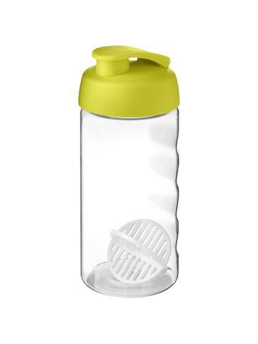 Shaker H2O Active Bop o pojemności 500ml, limonka / przezroczysty