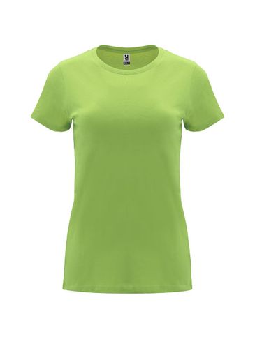 Capri koszulka damska z krótkim rękawem, oasis green