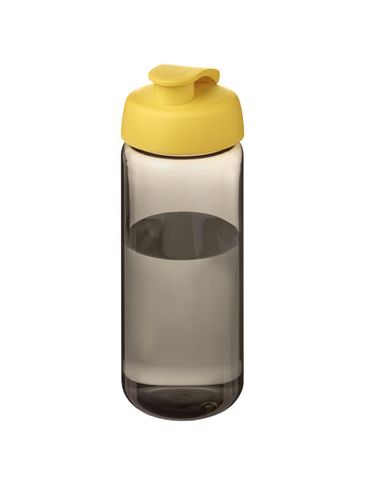 Bidon H2O Active® Octave Tritan™ o pojemności 600 ml, ciemnografitowy / żółty