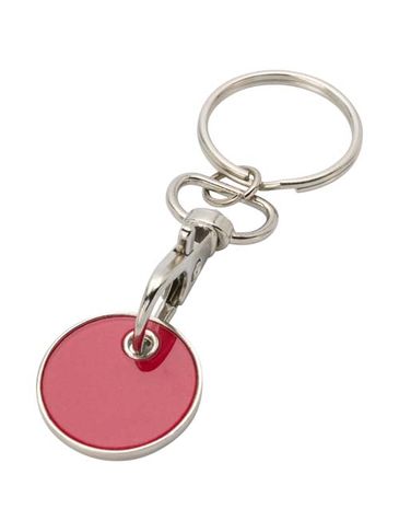 Rory brelok z monetą do wózka, czerwony