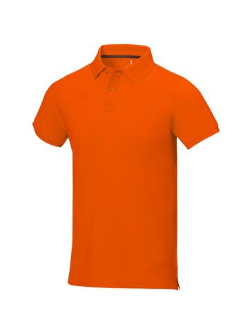 Męskie polo Calgary z krótkim rękawem, pomarańczowy