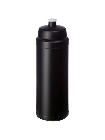 Bidon Baseline® Plus o pojemności 750 ml ze sportowym wieczkiem i uchwytem, czarny