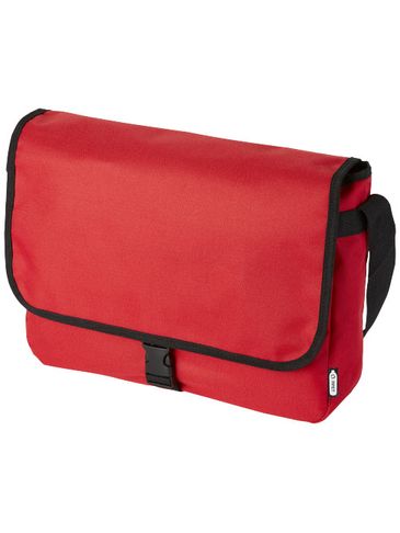 Retrend torba na ramię z tworzywa sztucznego pochodzącego z recyklingu, czerwony