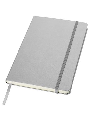 Notes biurowy A5 Classic w twardej okładce, srebrny