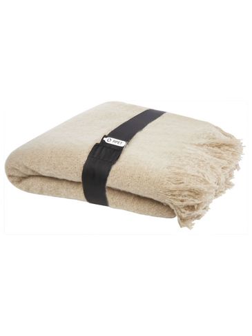 Koc z plastiku z recyklingu Ivy, beżowy