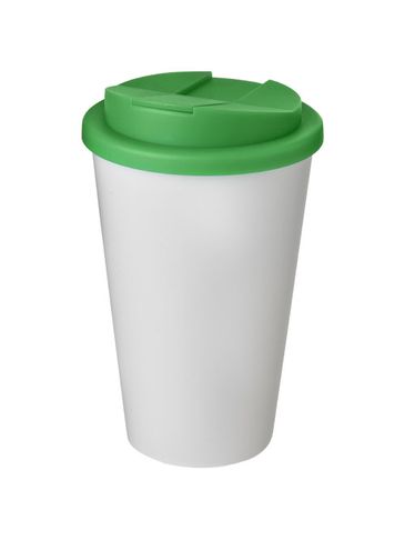 Americano® 350 ml tumbler with spill-proof lid, biały / zielony
