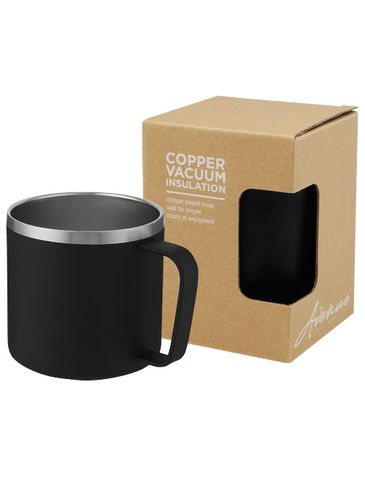 Nordre 350 ml miedziany izolowany próżniowo kubek, czarny