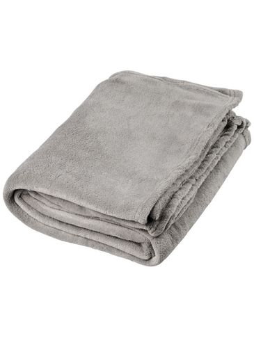 Koc z miękkiego polaru koralowego Bay, szary