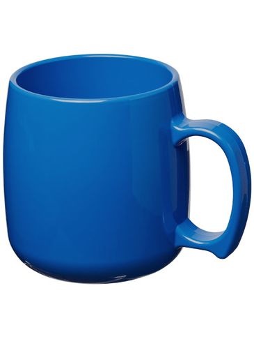 Kubek Classic wykonany z tworzywa sztucznego o pojemności 300 ml, niebieski