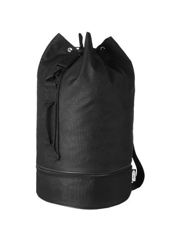 Retrend torba podróżna z tworzyw pochodzących z recyklingu, czarny