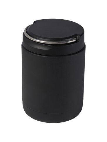 Doveron pojemnik śniadaniowy ze stali nierdzewnej z recyklingu o pojemności 500 ml , czarny