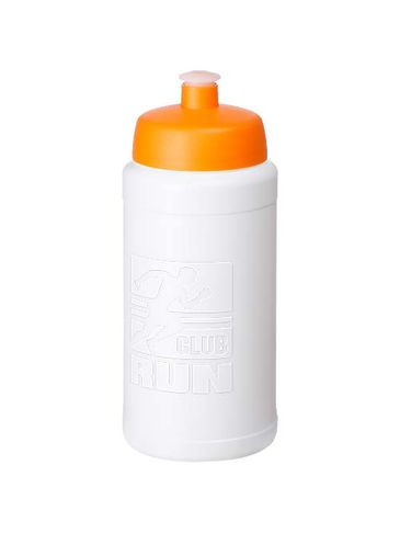 Baseline Rise bidon o pojemności 500 ml, biały / pomarańczowy