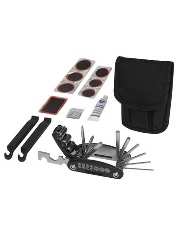 Rowerowy zestaw naprawczy Wheelie, czarny