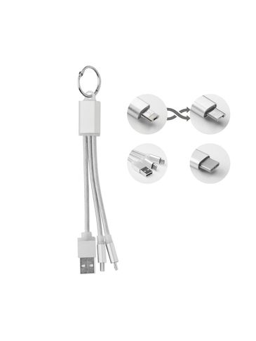 RIZO - Brelok z kabelkami ładującymi