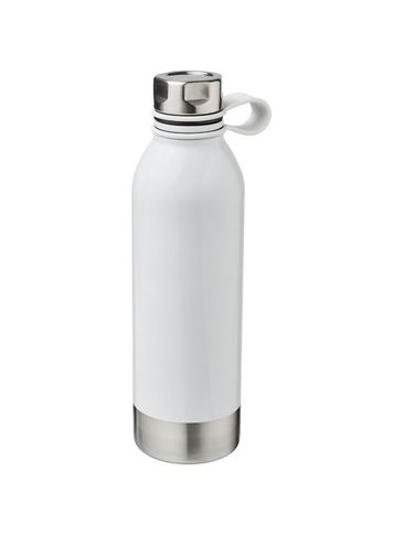 Bidon ze stali nierdzewnej Perth o pojemności 740 ml, biały