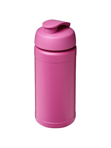 Bidon Baseline® Plus o pojemności 500 ml z wieczkiem zaciskowym, magenta