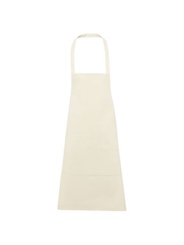 Fartuch Khana z bawełny o gramaturze 280 g/m², złamana biel