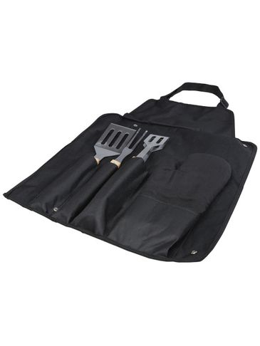 5-częściowy zestaw do grillowania Gril, czarny