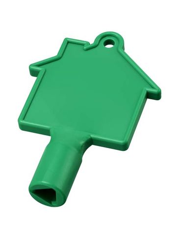 Klucz do skrzynek w kształcie domku Maximilian, zielony