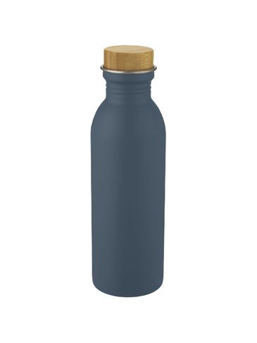 Bidon Kalix o pojemności 650 ml ze stali nierdzewnej, bladoniebieski