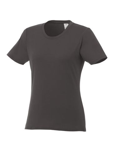 T-shirt damski z krótkim rękawem Heros, szary sztormowy