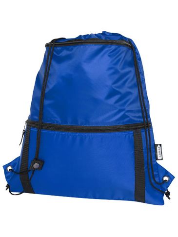 Adventure termoizolowana torba ściągana sznurkiem o pojemności 9 l z materiału z recyklingu z certyfikatem GRS, błękit królewski