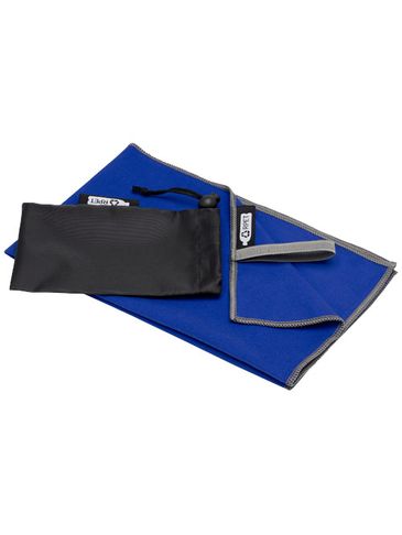 Pieter niezwykle lekki i szybko schnący ręcznik o wymiarach 30x50 cm z certyfikatem GRS, błękit królewski