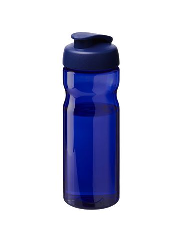 Bidon H2O Active® Base Tritan™ o pojemności 650 ml z klapką, niebieski / niebieski