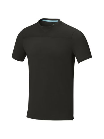 Borax luźna koszulka męska z certyfikatem recyklingu GRS, czarny