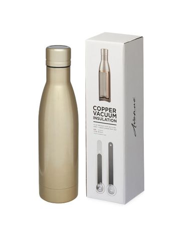 Vasa butelka z miedzianą izolacją próżniową o pojemności 500 ml, złoty